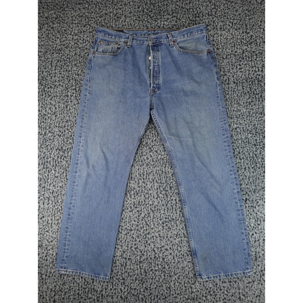 Levi's 501 Jeans Mens 38x30 Blue Good Vintage Made in USA Button Fly Straight